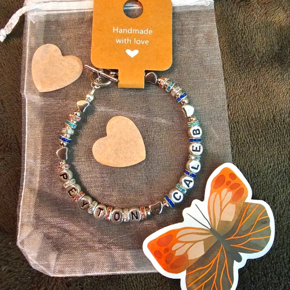Handmade name bracelets